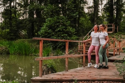 Husky Dasana L pink dámské legíny