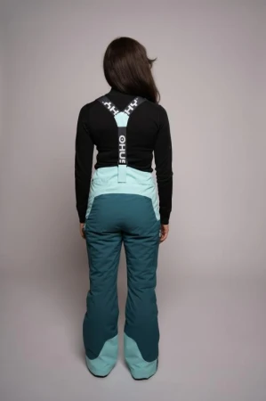 Husky Glad L turquiose dámské lyžařské kalhoty