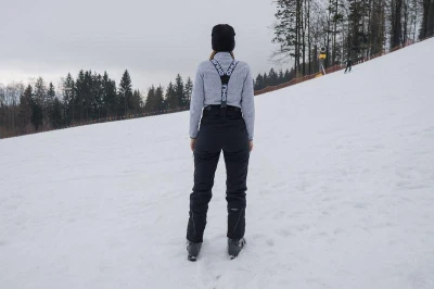 Husky Mitaly L bordo dámské lyžařské kalhoty