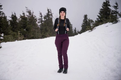 Husky Kixees L beige dámské outdoor kalhoty