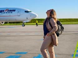 Husky Kone L beige dámské outdoorové kalhoty