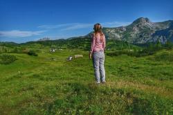 Husky Kone L beige dámské outdoorové kalhoty