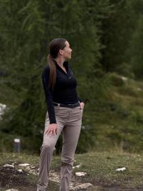 Husky Kone L beige dámské outdoorové kalhoty