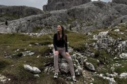 Husky Kone L beige dámské outdoorové kalhoty