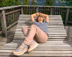 Husky Kone L grey dámské outdoorové kalhoty