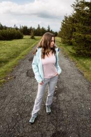 Husky Kone L grey dámské outdoorové kalhoty