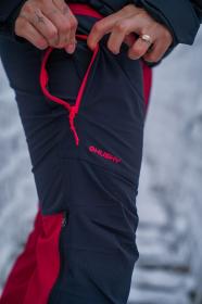 Husky Krony L magenta dámské outdoor kalhoty