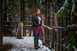 Husky Krony L magenta dámské outdoor kalhoty