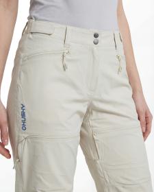 Husky Kusty L beige dámské outdoorové kalhoty