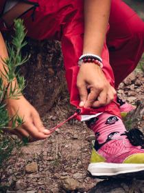 Husky Lamer L magenta dámské outdoor kalhoty