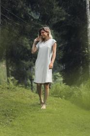 Husky Dot L beige dámské šaty