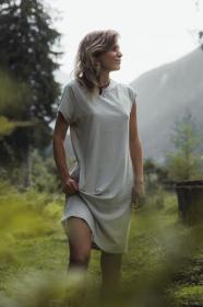 Husky Dot L beige dámské šaty