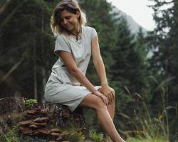 Husky Dot L black dámské šaty