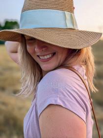 Husky Dot L faded pink dámské šaty