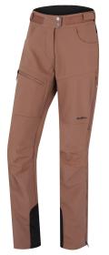 Husky Keson L brown dámské softshell kalhoty