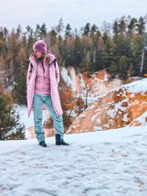 Husky Keson L faded mint dámské softshell kalhoty