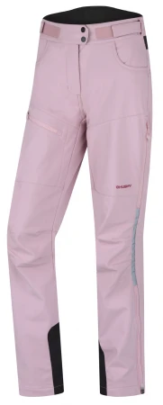 Husky Dámské softshell kalhoty Keson L faded pink