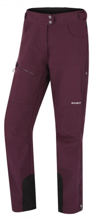 Husky Keson L purple dámské softshell kalhoty