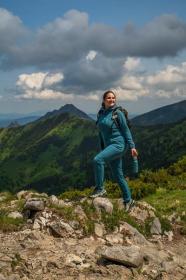 Husky Kaila L turquoise dámské softshellové kalhoty