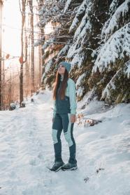 Husky Kala L mint/turquoise dámské softshellové kalhoty
