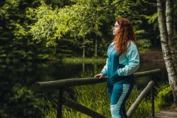 Husky Kala L pink/blue dámské softshellové kalhoty