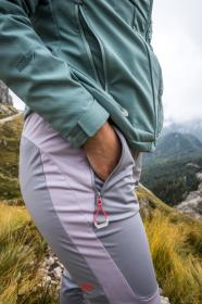 Husky Kala L purple/grey dámské softshellové kalhoty