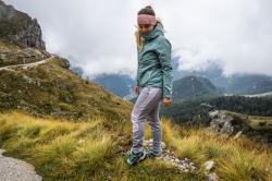 Husky Kala L purple/grey dámské softshellové kalhoty