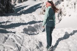 Husky Kala L purple/grey dámské softshellové kalhoty