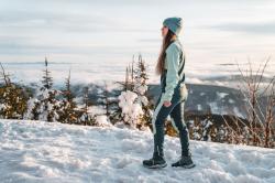 Husky Kala L purple/grey dámské softshellové kalhoty