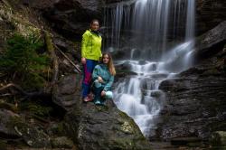 Husky Kala L purple/grey dámské softshellové kalhoty