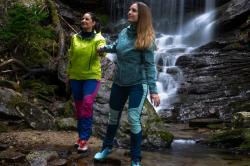 Husky Kala L purple/grey dámské softshellové kalhoty