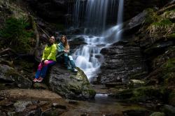 Husky Kala L purple/grey dámské softshellové kalhoty