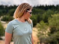 Husky Mertis L faded green dámské triko