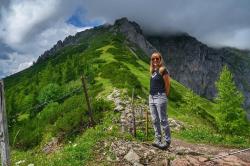 Husky Mertis L light grey dámské triko