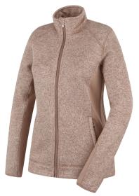 Husky Alan L beige dámský fleecový svetr na zip Husky Alan L beige dámský fleecový svetr na zip