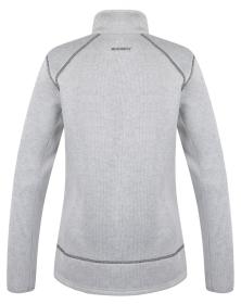 Husky Alan L light grey dámský fleecový svetr na zip