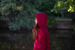 Husky Nevr L magenta dámský hardshell kabát