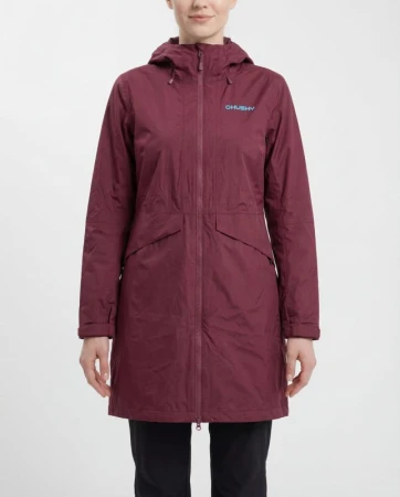Husky Nua L bordo dámský hardshell kabát Husky Nua L bordo dámský hardshell kabát