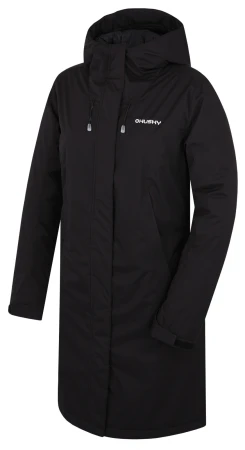 Husky Narvik L black dámský hardshellový plněný kabát