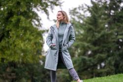 Husky Narvik L dark blue dámský hardshellový plněný kabát