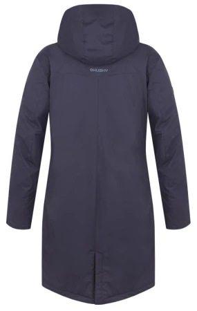 Husky Narvik L dark blue dámský hardshellový plněný kabát