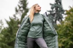 Husky Narvik L light pink dámský hardshellový plněný kabát