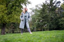 Husky Narvik L light pink dámský hardshellový plněný kabát