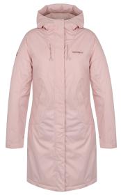 Husky Narvik L light pink dámsky hardshellový plnený kabát