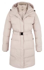 Husky Nerine L beige dámský hardshellový plněný kabát