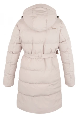 Husky Nerine L beige dámský hardshellový plněný kabát