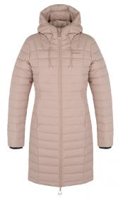 Husky Daili L beige dámský péřový kabát