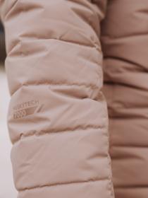 Husky Daili L beige dámský péřový kabát