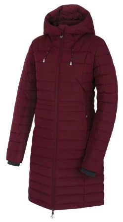 Husky Daili L dark bordo dámský péřový kabát