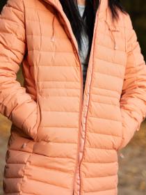 Husky Daili L faded orange dámský péřový kabát